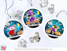 Frightfully Fun - 4x6 Inch Clear Stamp Set - Avery Elle