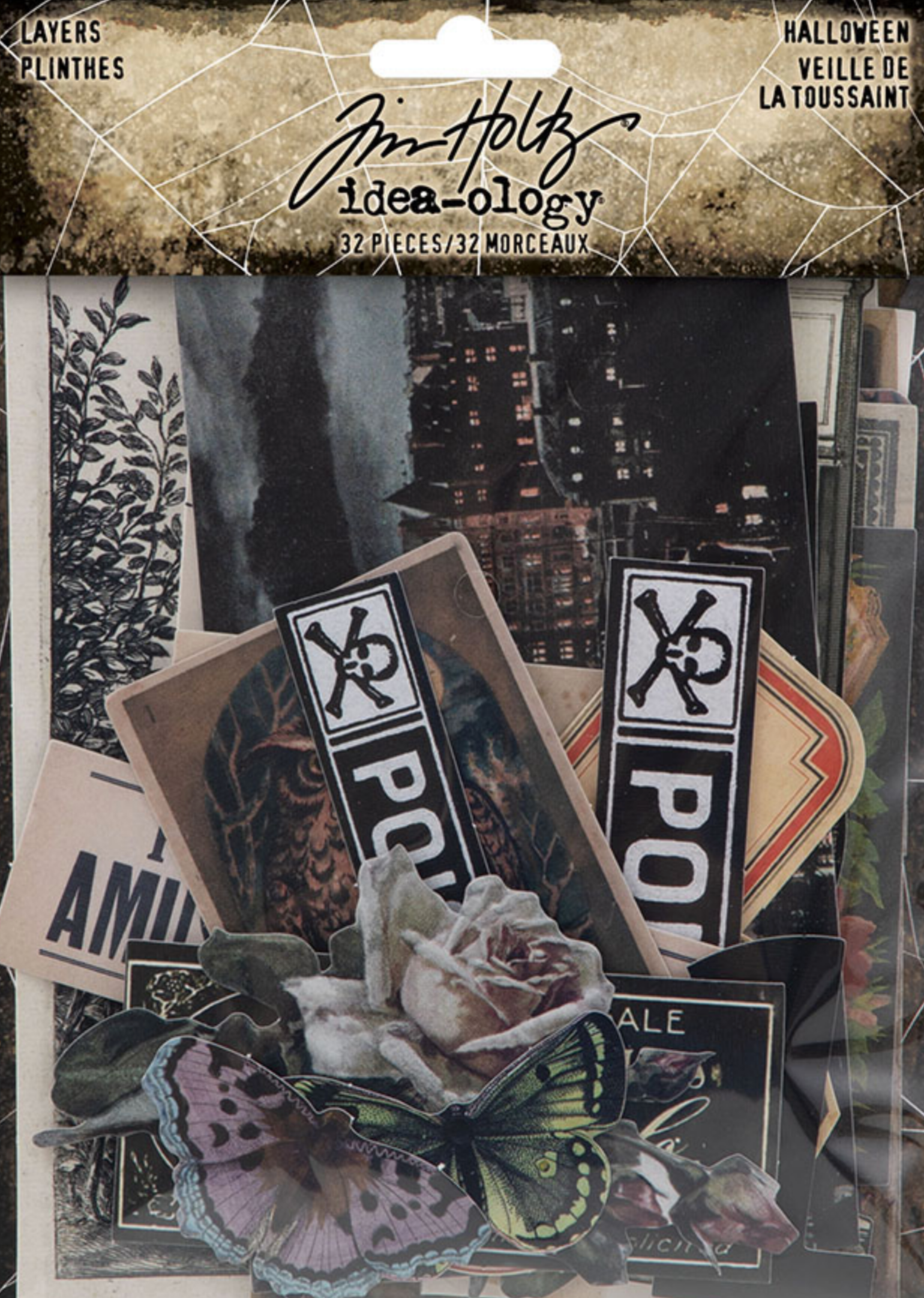 Halloween - Layers - Tim Holtz - Ideaology - Messy Papercrafts
