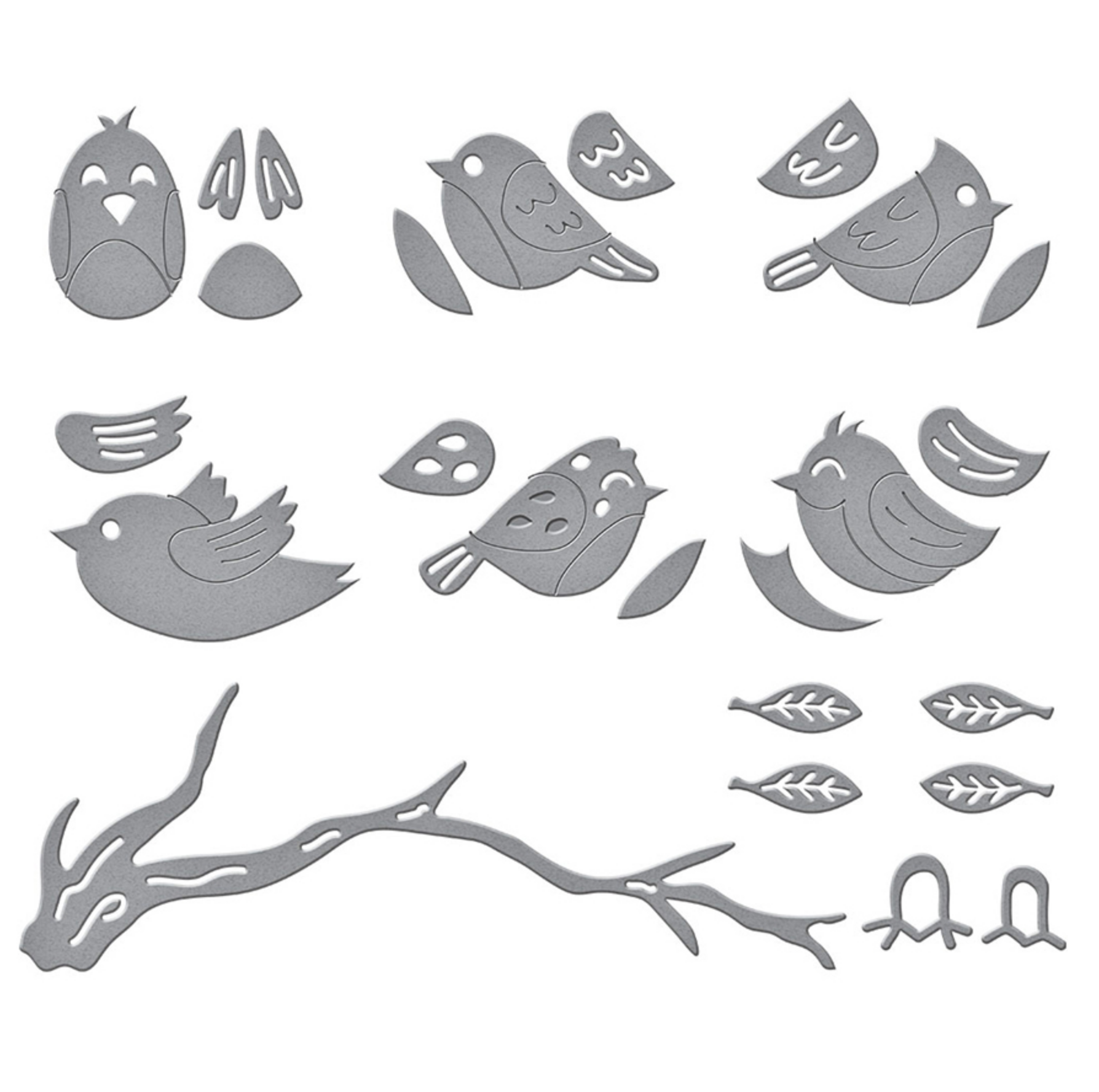 Sweet Birds On A Branch - Cutting Dies - Spellbinders