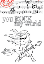 AALL and Create - Rocking Solo - A7 - Designer Olga Heldwein - Clear Stamp Set - #103