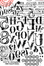 AALL and Create - Mirrored Alphas - A6 - Designer Bipasha Bk - Clear Stamp Set - #337