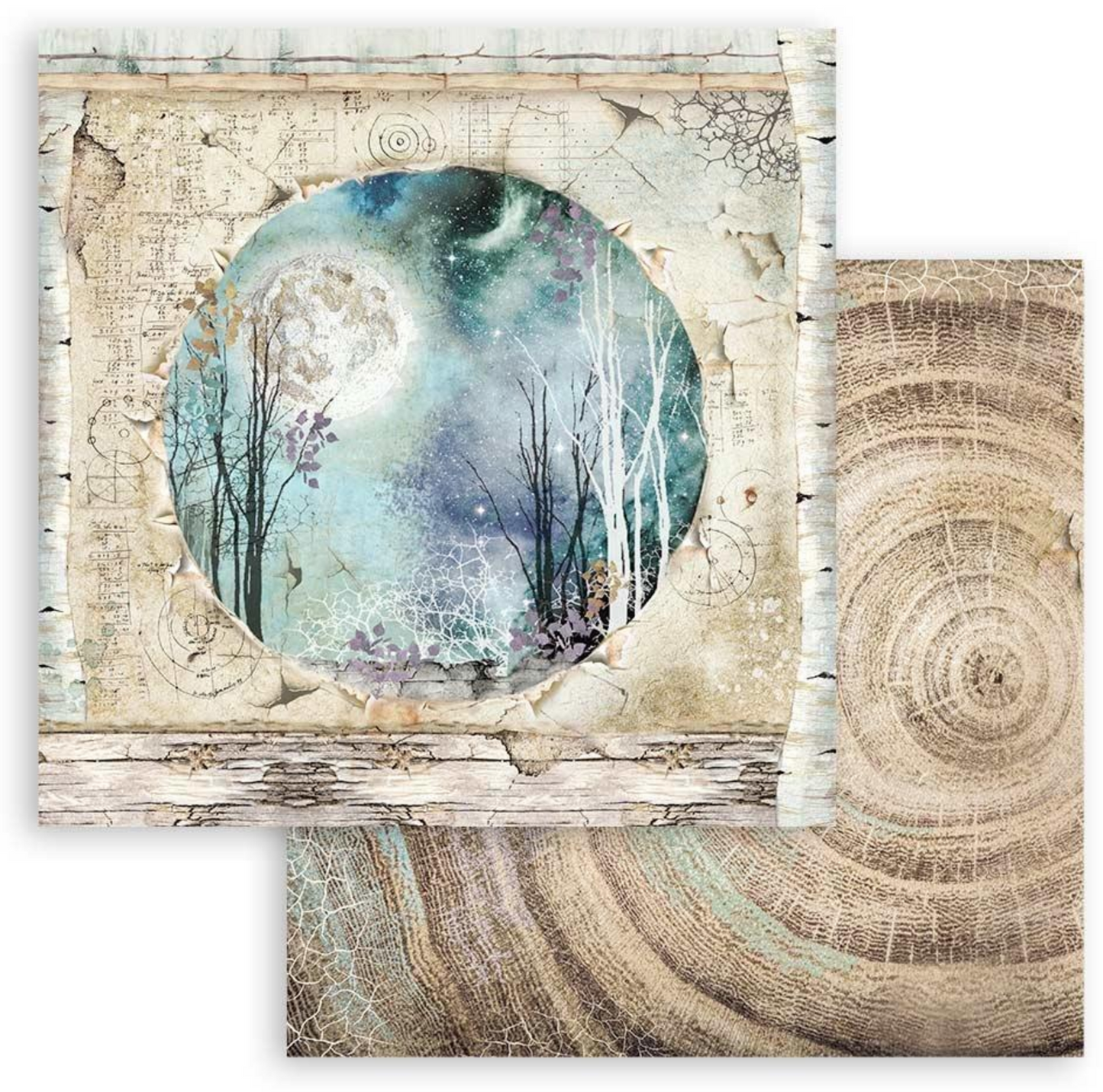 Cosmos Infinity - Backgrounds - Scrapbooking Pad 12x12 Inch - Stamperia