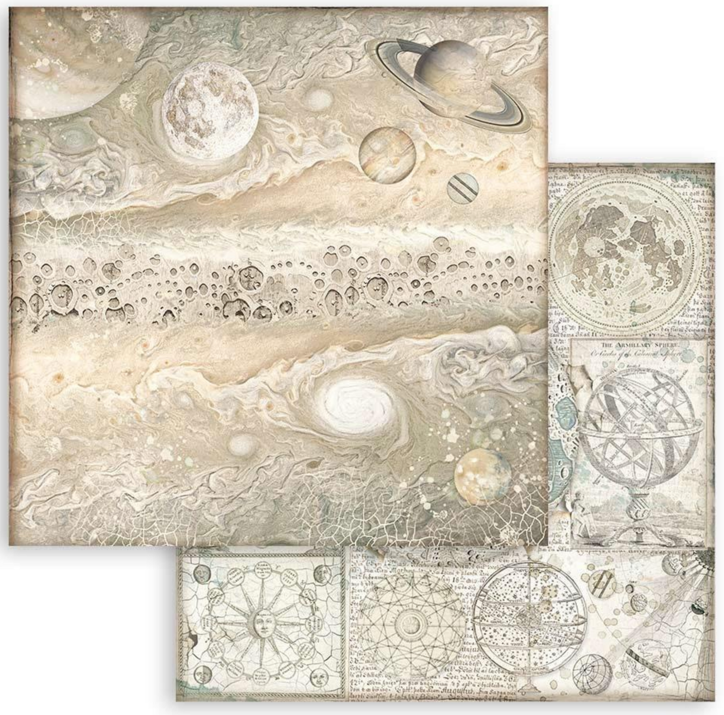 Cosmos Infinity - Backgrounds - Scrapbooking Pad 12x12 Inch - Stamperia