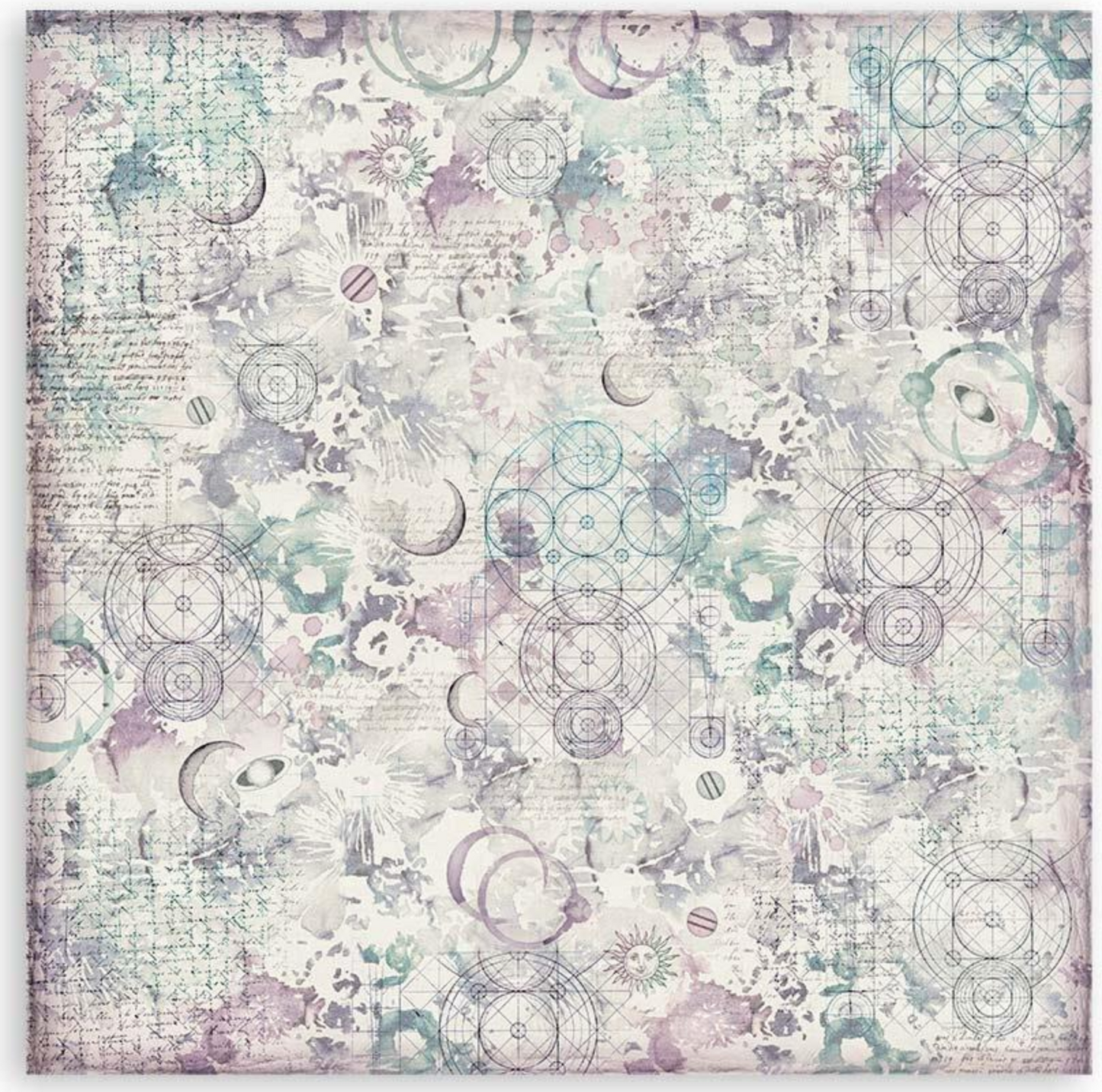 Cosmos Infinity - Backgrounds - Scrapbooking Pad 8x8 Inch - Stamperia