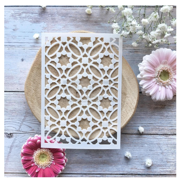 Stencil 4x6 - MOSAIQUE - Chou and Flowers