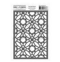 Stencil 4x6 - MOSAIQUE - Chou and Flowers