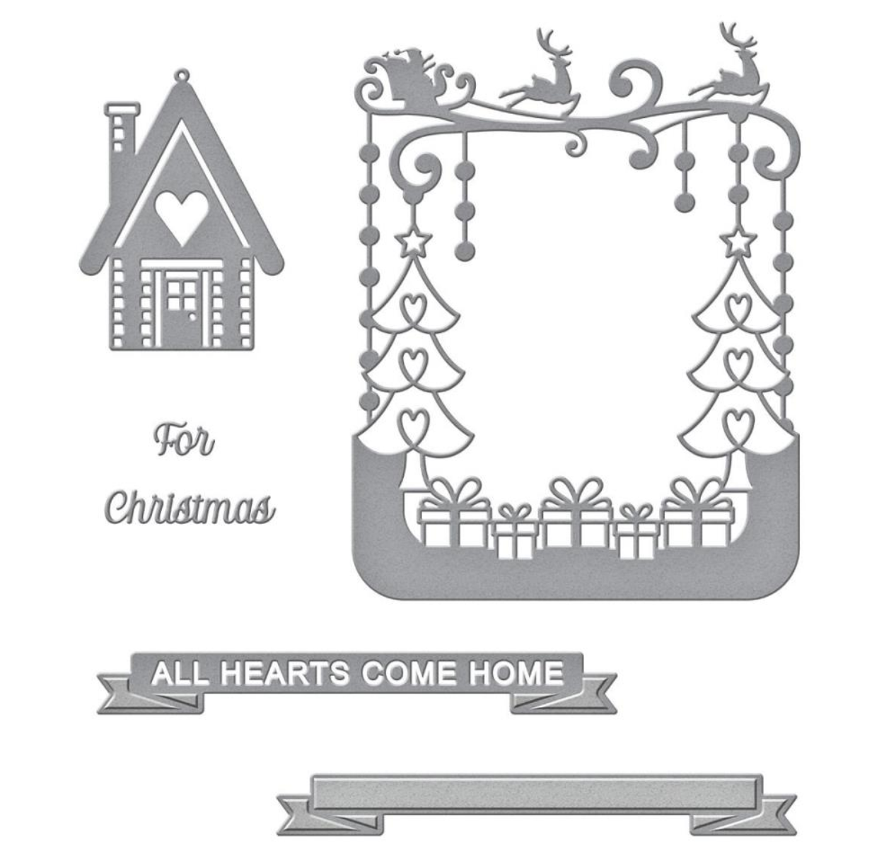 Dies - All Hearts Come Home A2 Cardfront - Spellbinders by Becca Feeken