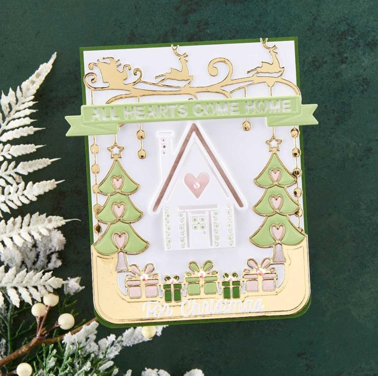 Dies - All Hearts Come Home A2 Cardfront - Spellbinders by Becca Feeken