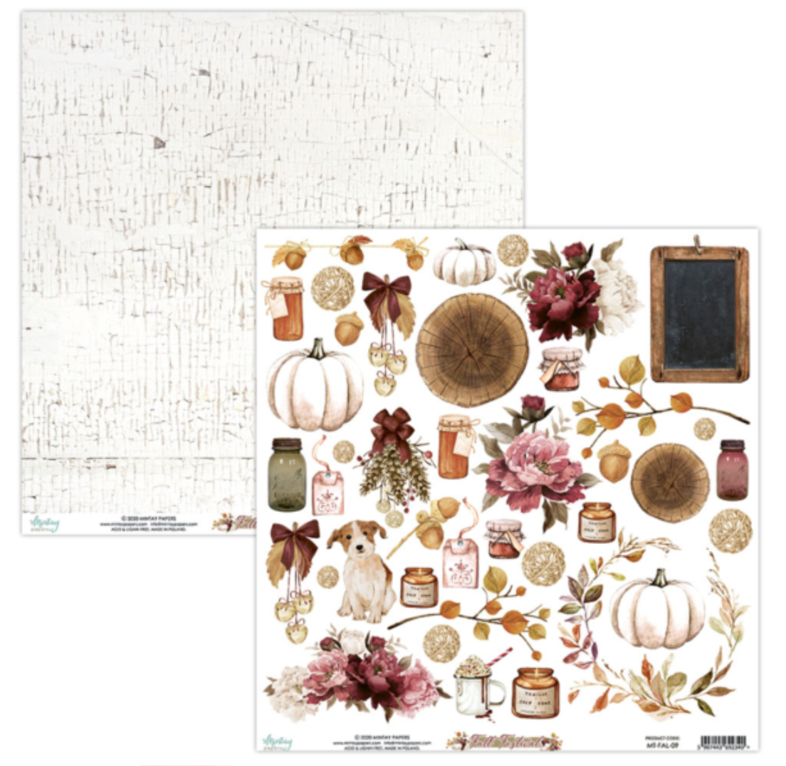 Mintay Papers - 12 x 12 Paper Set - Fall Festival
