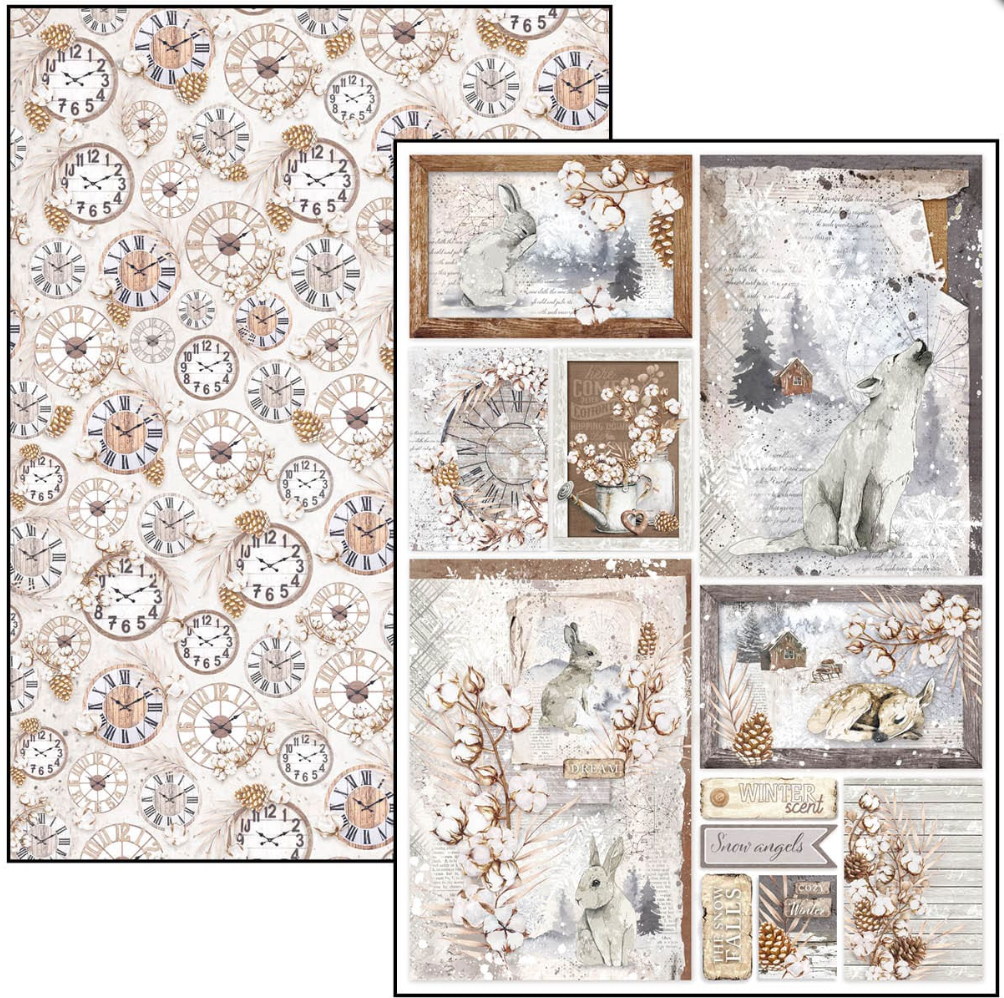 A4 - Creative Pad - Cozy Moments - 9/Pkg