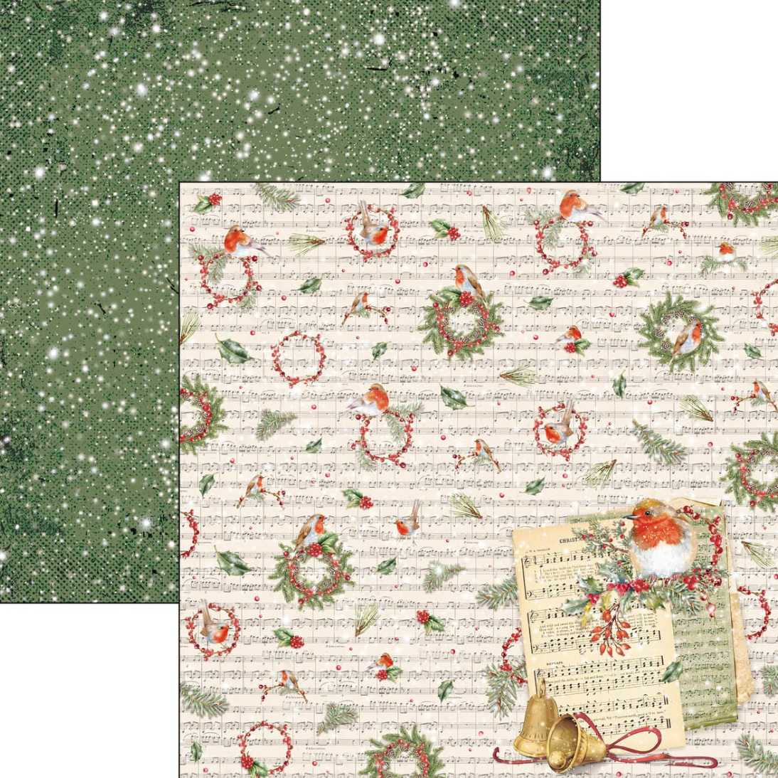 12x12 - Christmas Vibes Paper Pad - 12/Pkg - Ciao Bella