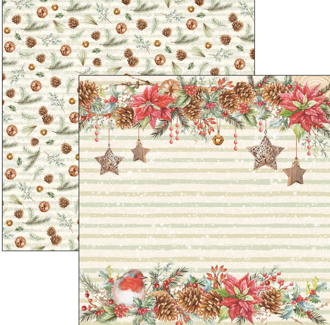 12x12 - Christmas Vibes Paper Pad - 12/Pkg - Ciao Bella