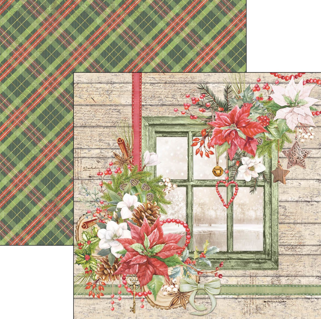 12x12 - Christmas Vibes Paper Pad - 12/Pkg - Ciao Bella