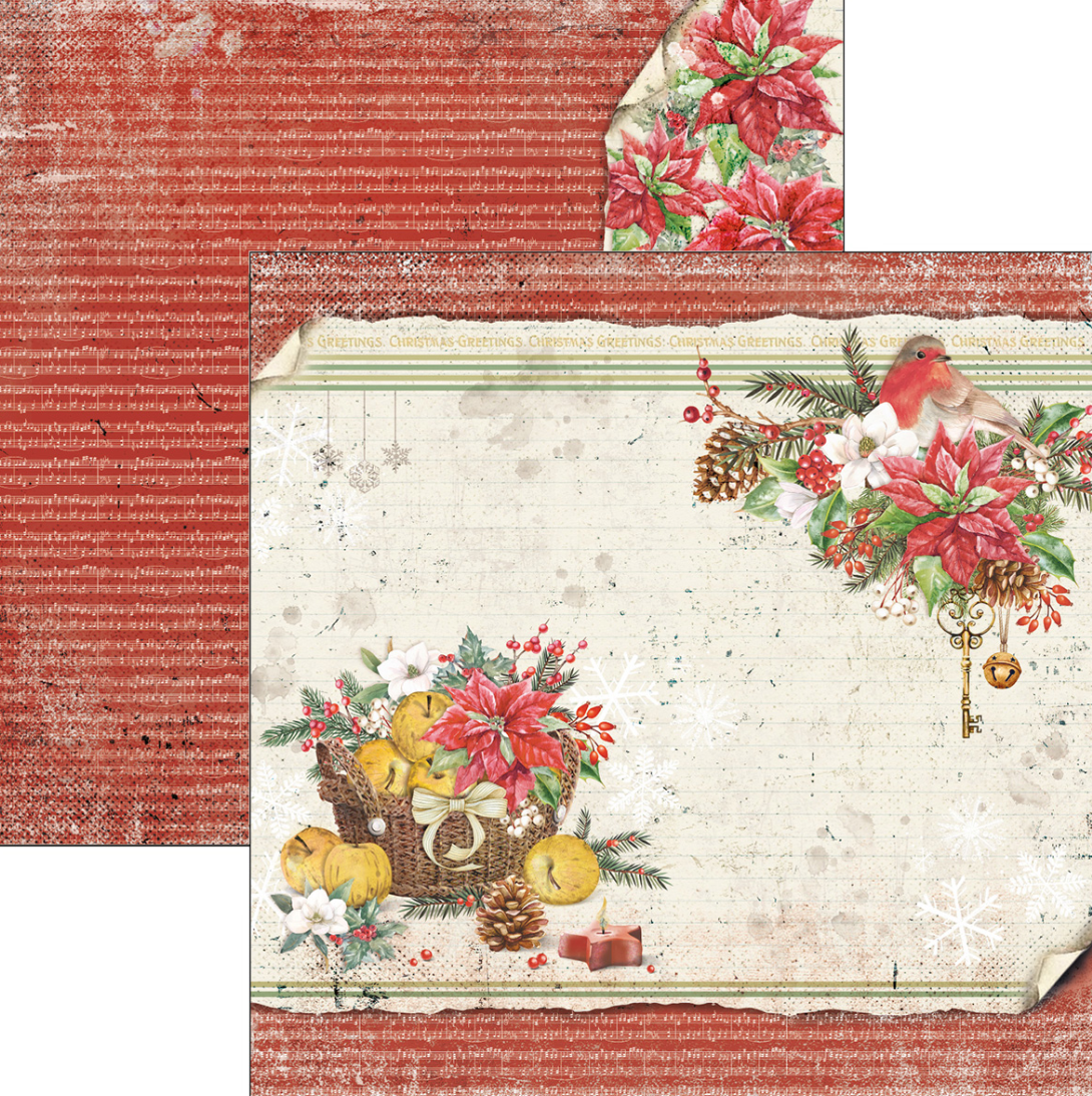 12x12 - Christmas Vibes Paper Pad - 12/Pkg - Ciao Bella