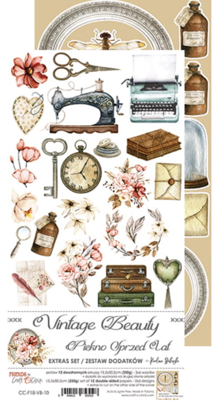 Extras Set - VINTAGE BEAUTY - Craft O Clock