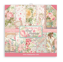 6x6 Inch - Rose Parfum - Scrapbooking Pad - Stamperia