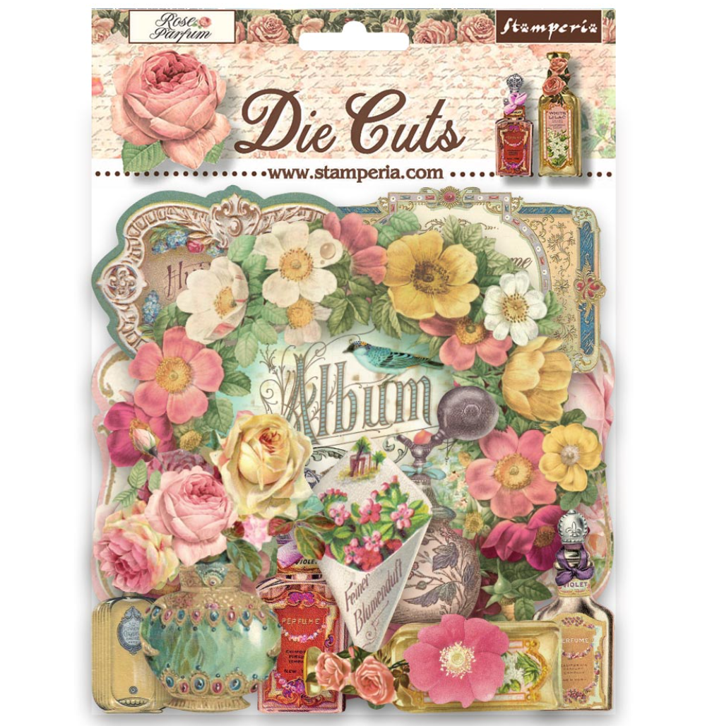 Die Cuts - Rose Parfum - Stamperia
