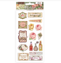 Adhesive Chipboard 6X12 Inch - Rose Parfum - Stamperia