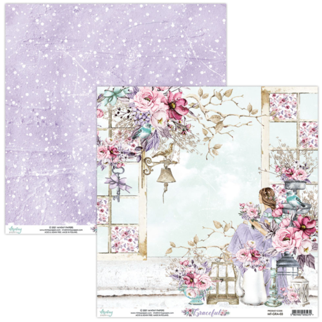 Mintay Papers  - Graceful - 12 x 12 Paper Set
