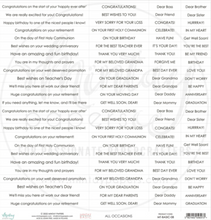 ALL OCCASION - 12 X 12 SENTIMENTS PAPER - Mintay Papers