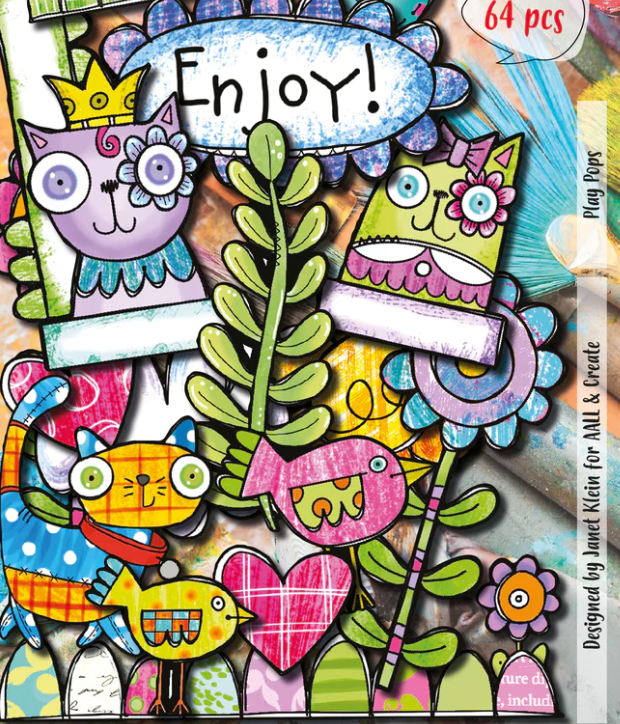 Ephemera - A6 - Play Pops - AALL and Create - Designer Janet Klein - #7