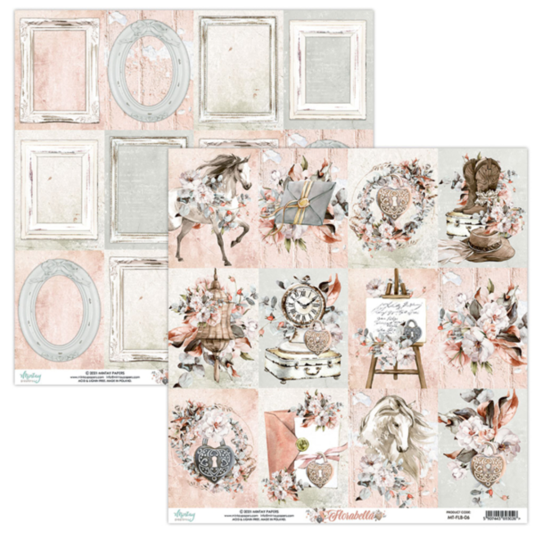 Mintay Papers - Florabella - 6x6 Inch Paper