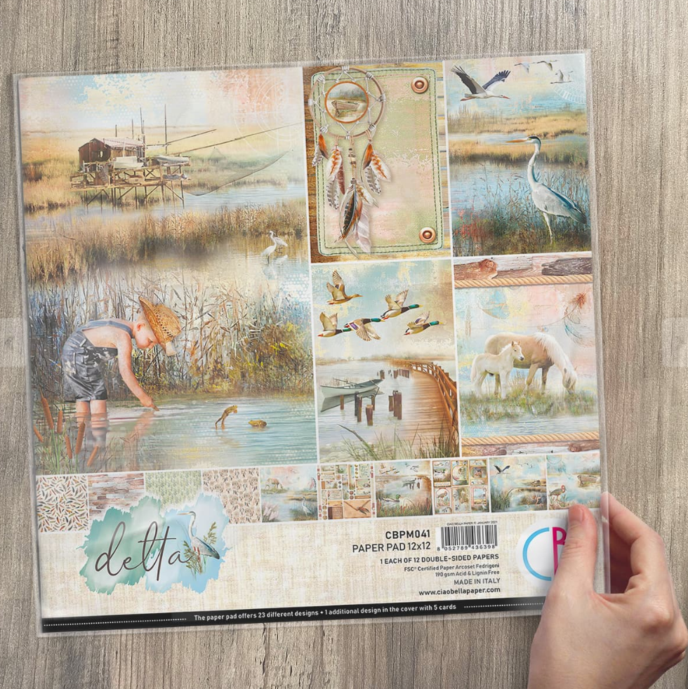 12x12 - Delta - Paper Pad - Ciao Bella