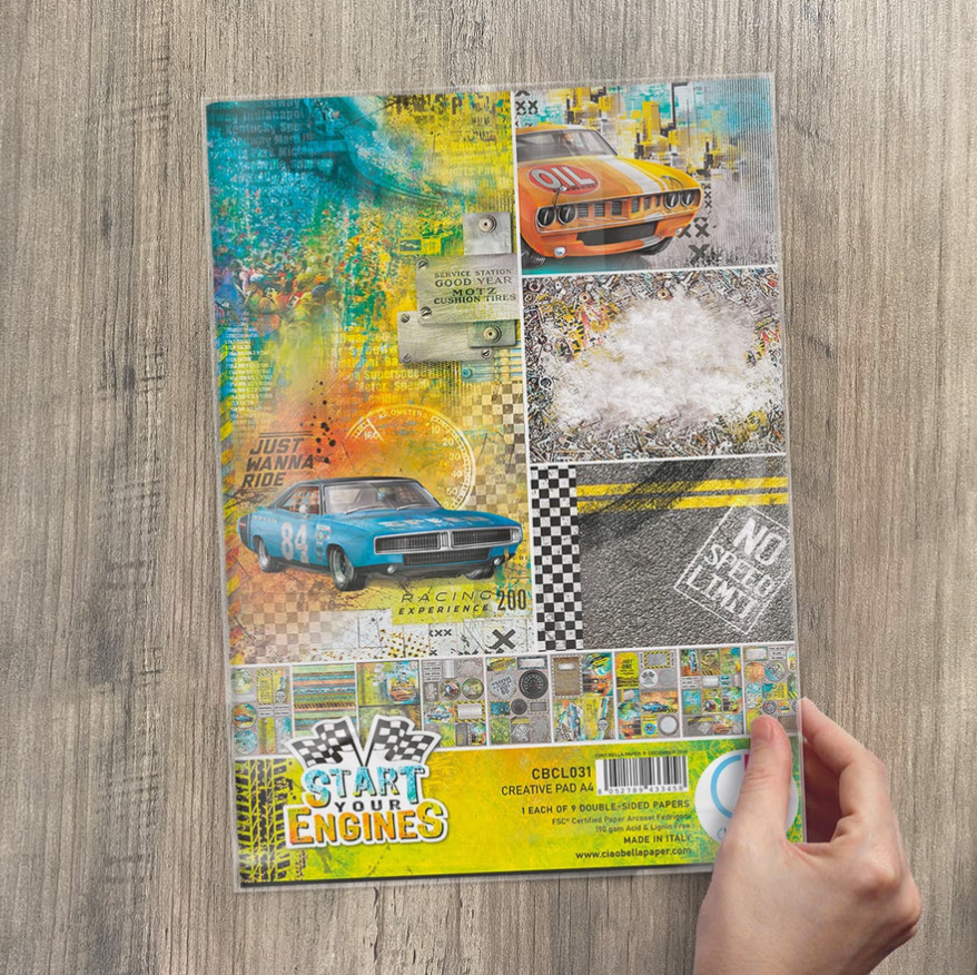 A4 - Start Your Engine - 9/Pkg - Ciao Bella