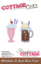 2x3 Milkshake and Root Beer Float - Die - Cottage Cutz