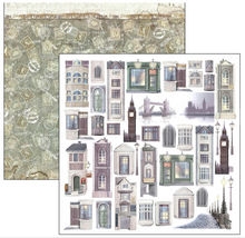 12x12 London's Calling - Paper Pad + 1 Free deluxe sheet - 12/Pkg - Ciao Bella