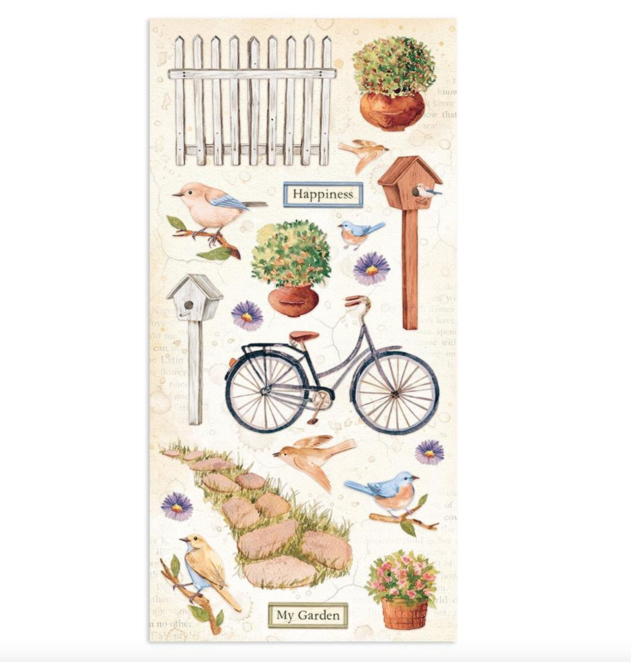 Create Happiness Welcome Home - Collectables - 6x12 Inch - Stamperia