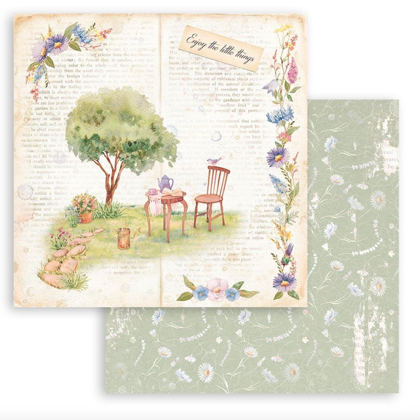12x12 - Create Happiness Welcome Home - Double Sided Paper Pad - Stamperia