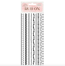 Border Black - Rub-on - Create Happiness - Stamperia