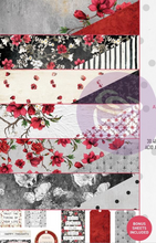 12 x 12 Paper Pad - Magnolia Rouge - Prima Marketing - Double Sided Paper Pad - 26/Pkg