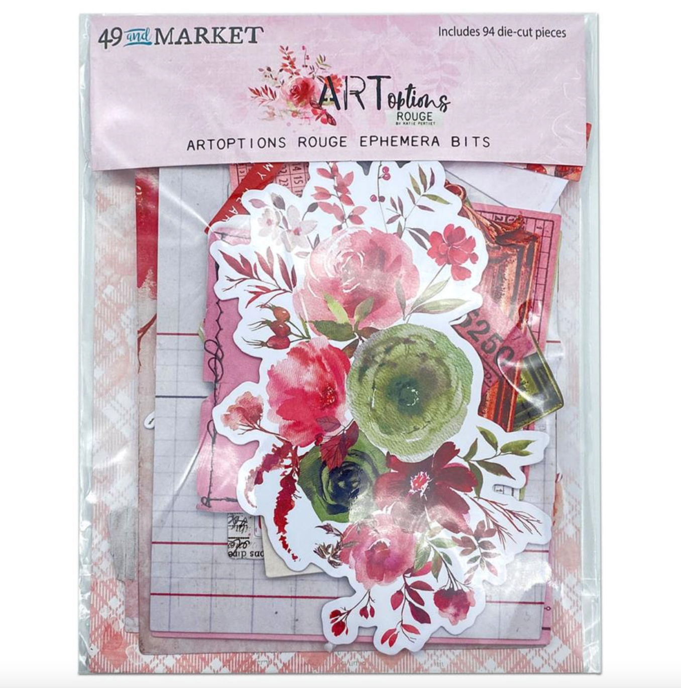 Ephemera Bits - Rouge - Art Options - 49 And Market