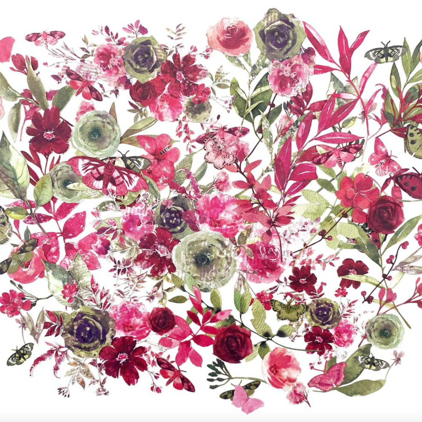 Laser Cut Outs - Wildflowers - Art Options Rouge - 49 And Market
