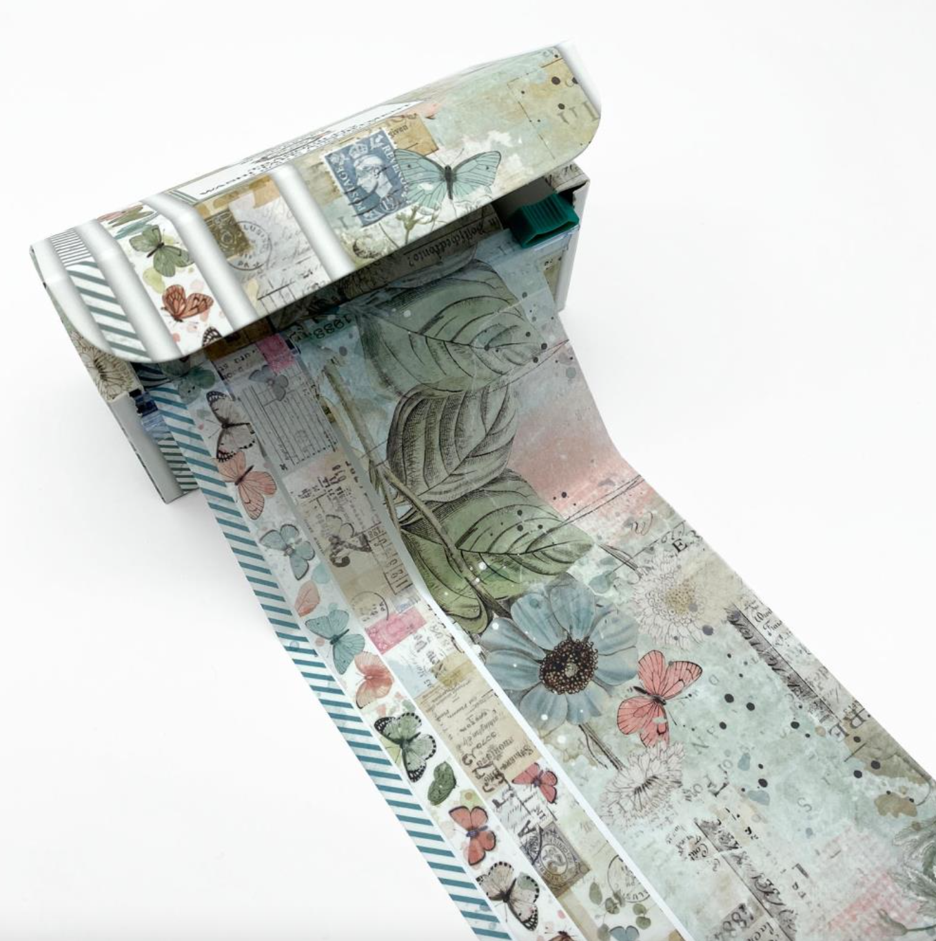 4 Rolls Washi Tape - Tranquility - Vintage Artistry - 49 And Market