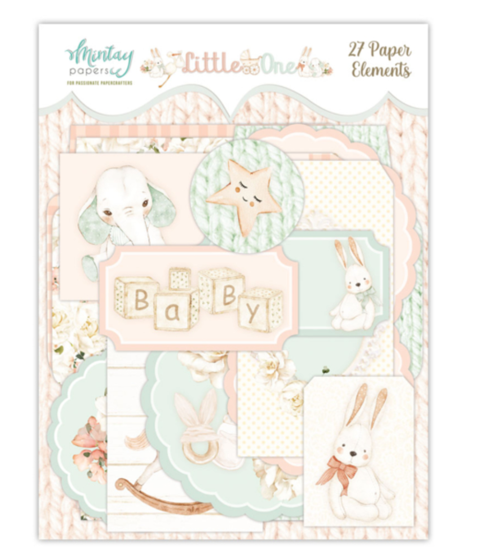 Little One - Paper Elements - 27 pcs - Mintay Papers