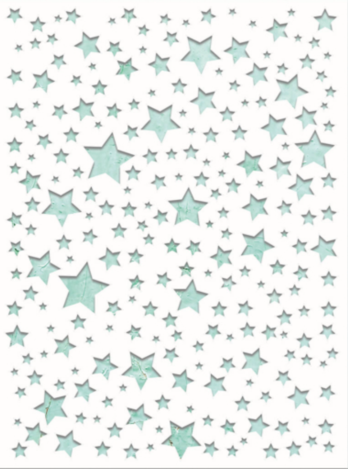 Stencil - Stars - Mintay Kreativa - Mintay Papers