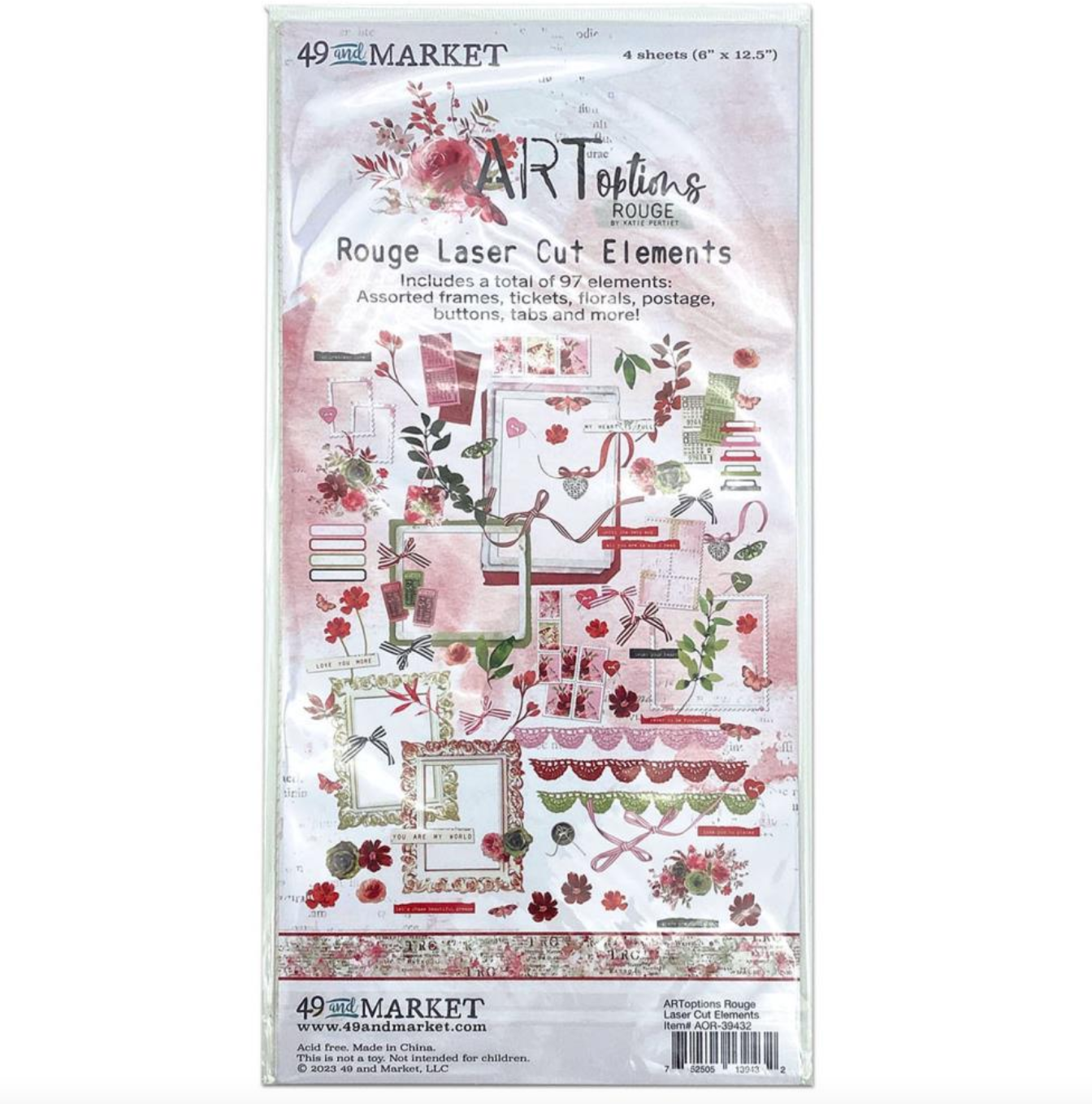 Laser Cut Outs - Elements - ART Options Rouge - 49 and Market