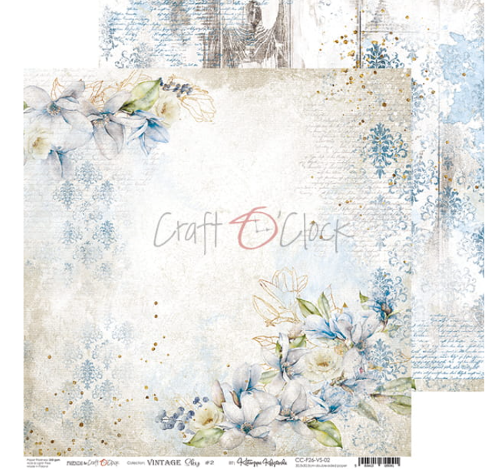 12 x 12 Inch - VINTAGE SKY - Craft O Clock