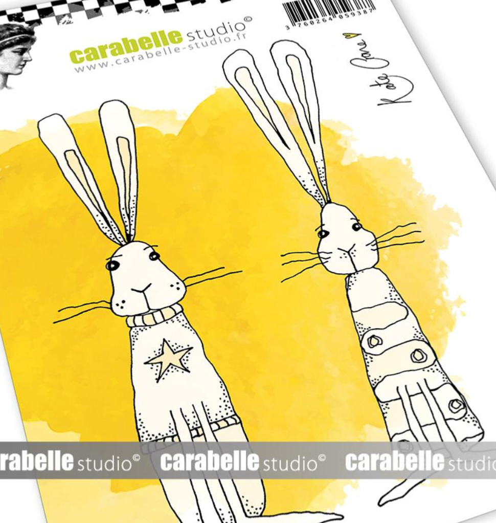 Cling Stamp A6 - Hare We Go by Kate Crane - Carabelle Studio
