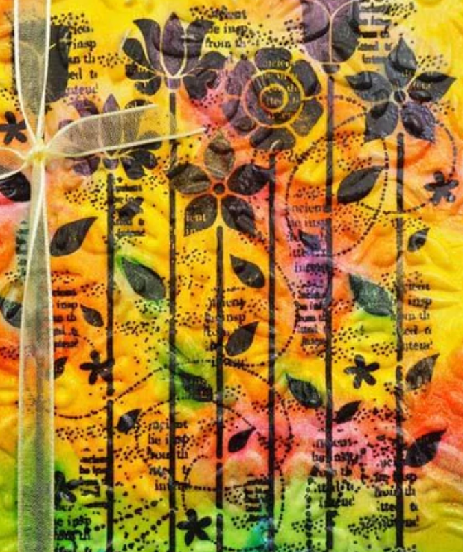 Dreamy Garden - Clear Stamp - Woodware Craft Collection - Clear Magic - 4X6