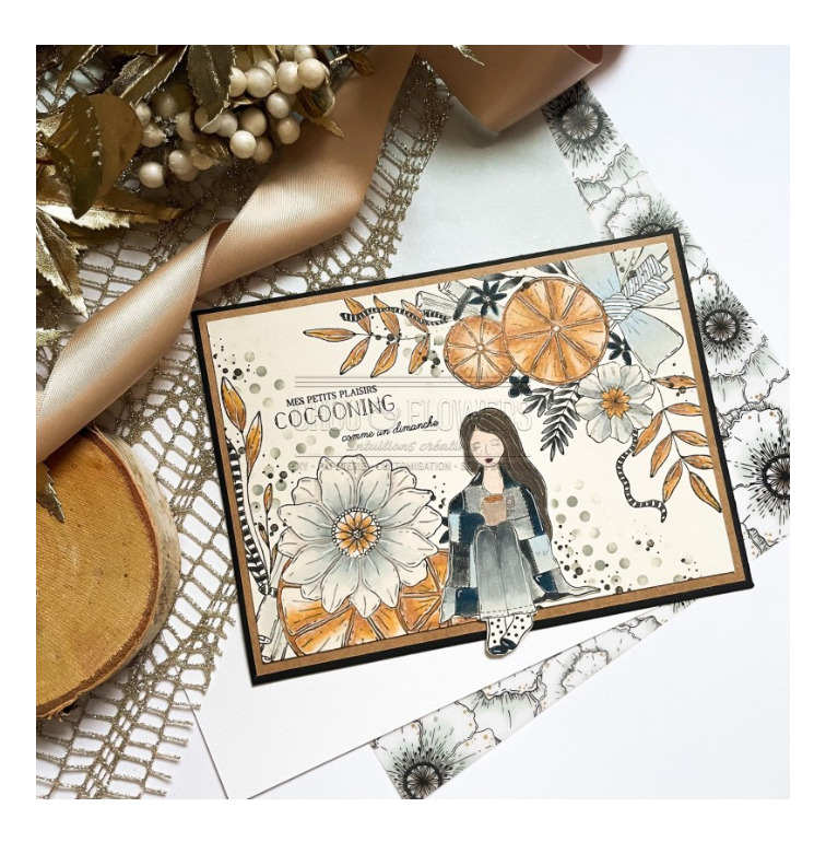 Like A Sunday / Dimanche - Clear Stamp Set - Chou and Flowers