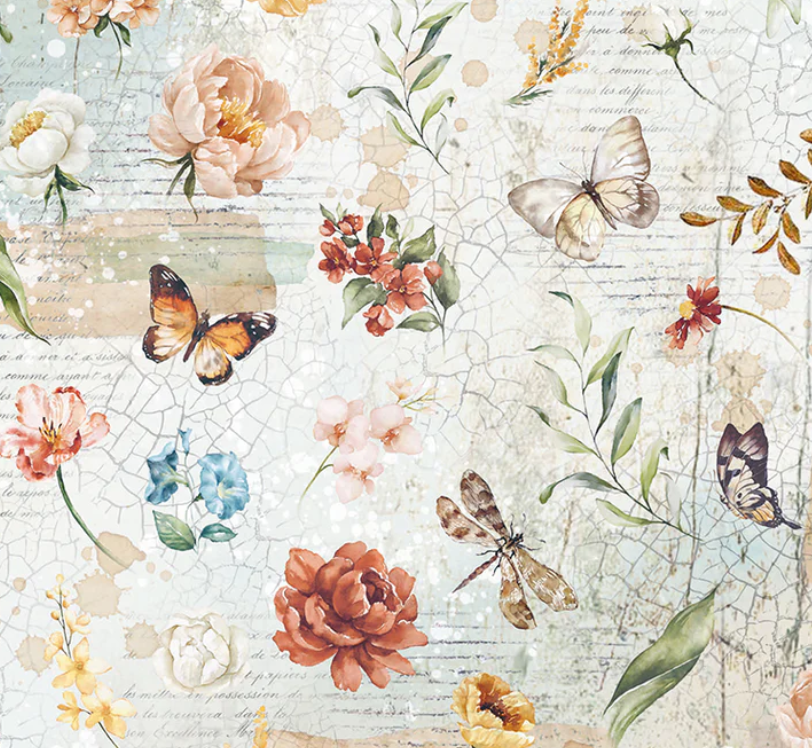 Rice Paper A4 - Blossoms Dance - Piuma - Ciao Bella