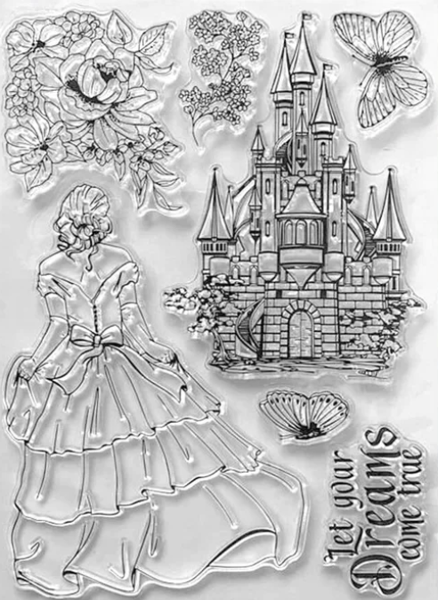 Clear Stamp Set - Once Upon A Time - 6x8 - Ciao Bella