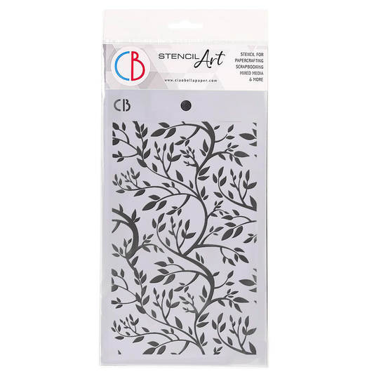 Tree Branches - Texture Stencil - 5x8 - Ciao Bella