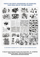 A5 -  Nature & Texture - Vellum 12 Sheet Pack - 3 Quarter Designs