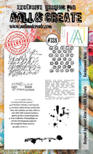 Aall and Create - Background Noise - A6 - Designer Janet Klein - Clear Stamp Set - #338 Aall & Create