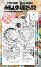 Aall and Create - Celestial Navigation - A6 - Designer Olga Heldwein - Clear Stamp Set - #398 Aall & Create